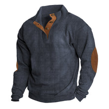 Cargar imagen en el visor de la galería, Men&#39;s Outdoor Casual Stand Collar Long Sleeve Sweatshirt
