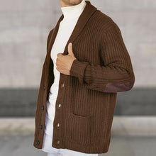 Cargar imagen en el visor de la galería, Men Long Sleeve Loose Cardigan Turn-down Collar Coat

