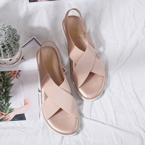 Women's summer non-slip wear-resistant flat sandals