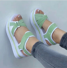 Load image into Gallery viewer, Women&#39;s Velcro Platform Comfort Sandals
