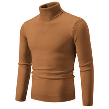 Cargar imagen en el visor de la galería, Men&#39;s Soft Cotton Slim Fit Turtleneck Sweater
