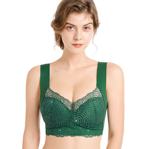 EXTRA LIFT - Ultimate Lift Stretch Full-Figure Seamless Lace Cut-Out Bra