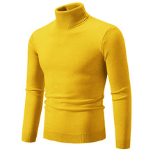 Load image into Gallery viewer, Men&#39;s Soft Cotton Slim Fit Turtleneck Sweater
