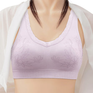 Soft Cup Seamless Push Up Lingerie Middle-Aged Women Underwear