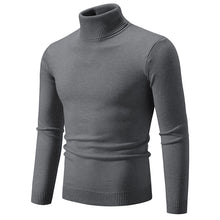 Cargar imagen en el visor de la galería, Men&#39;s Soft Cotton Slim Fit Turtleneck Sweater
