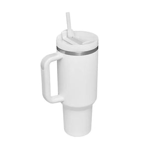 Stainless Steel Vacuum Insulated Tumbler with Lid and Straw for Water, Iced Tea or Coffee