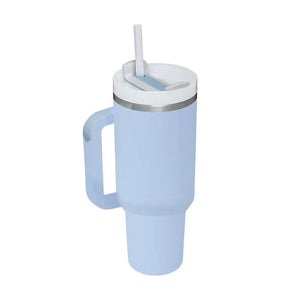 Stainless Steel Vacuum Insulated Tumbler with Lid and Straw for Water, Iced Tea or Coffee