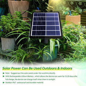 Solar Automatic Plant Self Watering Devices- Solar Drip Irrigation System