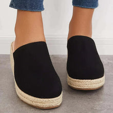 Cargar imagen en el visor de la galería, Women&#39;s large size thick bottom casual slippers
