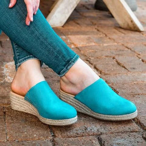 Women's large size thick bottom casual slippers