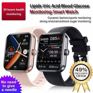 Welnax® - Lipids Uric Acid Blood Glucose Monitoring Smart Watch