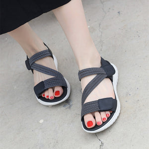 Women Lightweight Comfortable Wide width Sports Wedges Sandals 2024