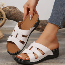 Load image into Gallery viewer, Women&#39;s Hollow Wedge Thick Sole Casual Sandals
