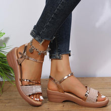 Load image into Gallery viewer, 2024 New Women&#39;s Open Toe Wedge Sandals
