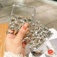 Load image into Gallery viewer, Luxurious Clear Rhinestone Phone Case For Samsung Galaxy Z Flip3 Flip4 5G
