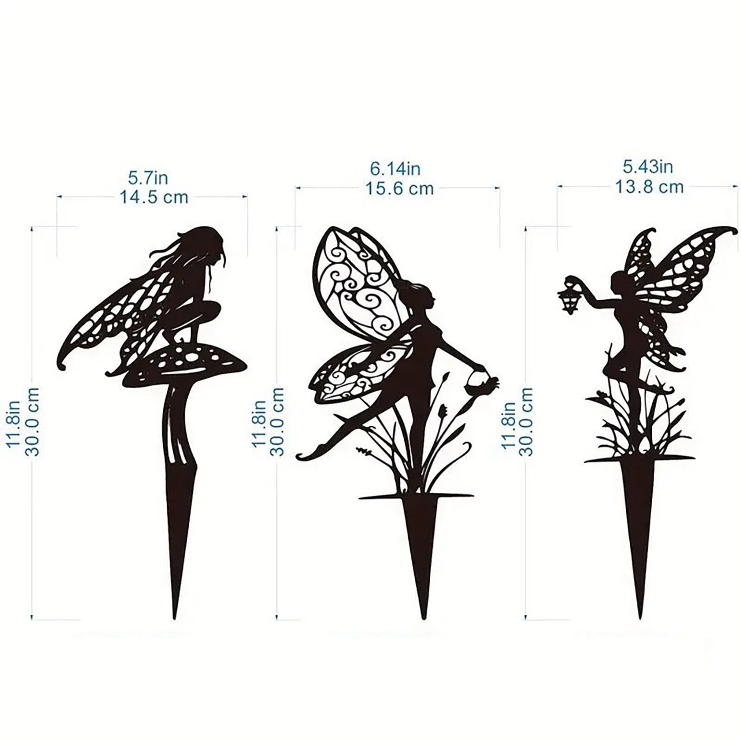 Garden Decoration Fairy Metal Flower Fairy