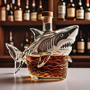 Graddi Shark Dram Whiskey Bottle