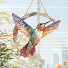 Load image into Gallery viewer, Grishay Hummingbird Suncatcher
