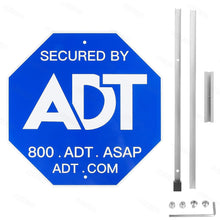 Cargar imagen en el visor de la galería, Security Signs 28&quot; ADT Yard Sign with Aluminum Stake, Heavy Duty Weatherproof
