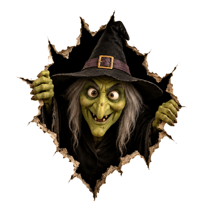 Graddi™ Halloween Break-In Wall Decal