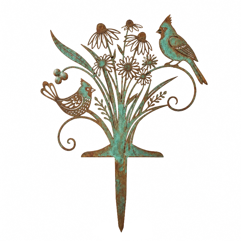 Graddi PatinaBird Garden Stake
