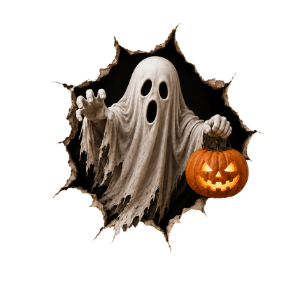 Graddi™ Halloween Break-In Wall Decal