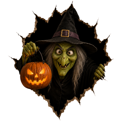 Graddi™ Halloween Break-In Wall Decal
