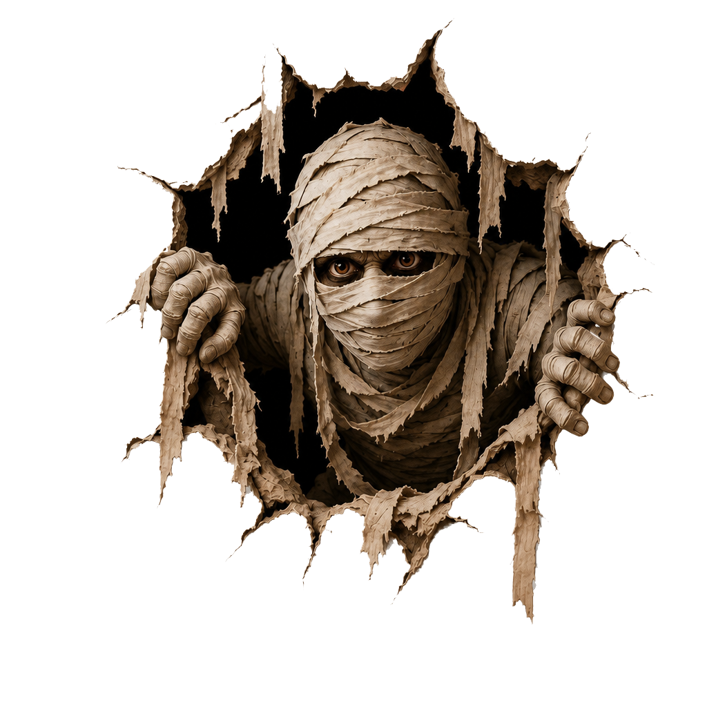 Graddi™ Halloween Break-In Wall Decal