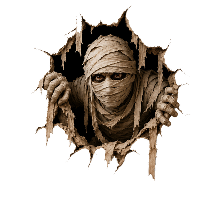 Graddi™ Halloween Break-In Wall Decal