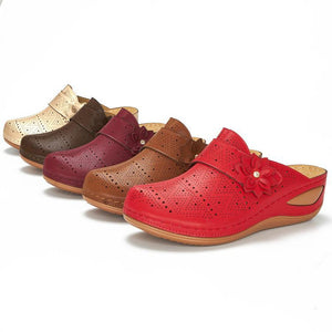 Women's Wedge Hollow Breathable Slippers