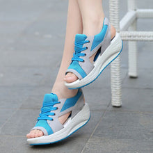 Load image into Gallery viewer, Women&#39;s Mesh Wedge Breathable Casual Sandals
