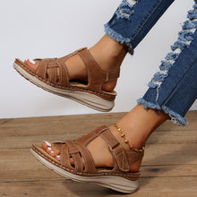 Load image into Gallery viewer, Ladies Summer Wedge Comfortable Casual Sandals
