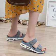 Cargar imagen en el visor de la galería, Women&#39;s Air Cushion Wedge Sandals With Rhinestones
