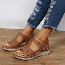Load image into Gallery viewer, Ladies Summer Wedge Comfortable Casual Sandals
