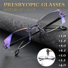 Load image into Gallery viewer, Sapphire High Hardness Anti Blue Light Intelligent Dual Focus Reading Glasses
