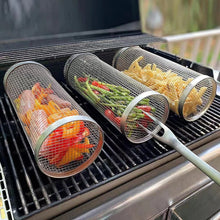 Load image into Gallery viewer, Barbecue stainless steel wire mesh cylinder
