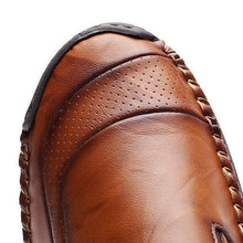 Cargar imagen en el visor de la galería, 2023 Men Hand Stitching Zipper Slip-ons Shoes
