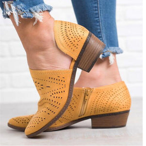 Ladies Hollow Breathable Wedge Sandals
