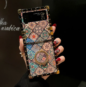 High Quality Bohemian Lanyard Ring Phone Case For iPhone & Samsung