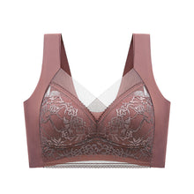 Load image into Gallery viewer, New lace wrap chest gather no steel ring bra

