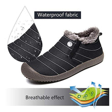 Cargar imagen en el visor de la galería, Large Size Waterproof Warm Cotton Snow Boots Lovers Shoes
