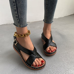 Solid Color Casual Women's Sandals