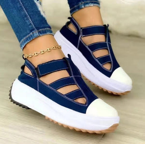 Platform Raised Velcro Ladies Sandals